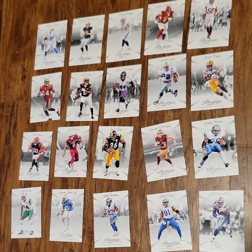 NFL Prestige Football Cards Collection